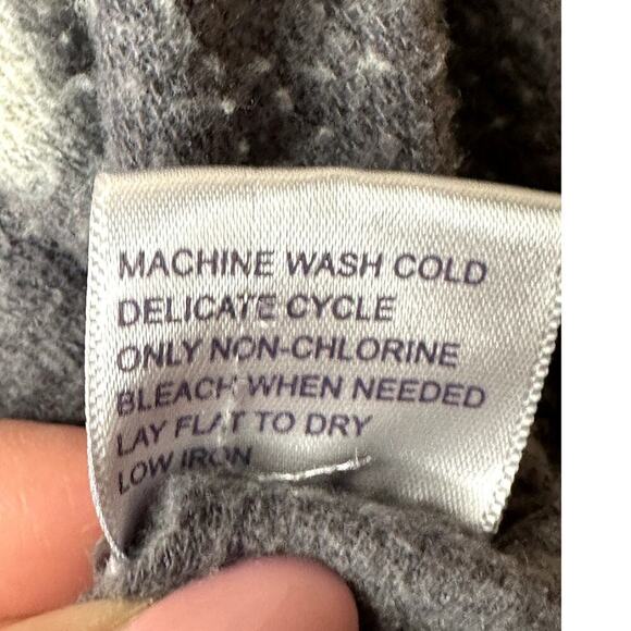 Te Verde Gray Tie Dye Sweatshirt Top Women's Size S - Picture 6 of 6